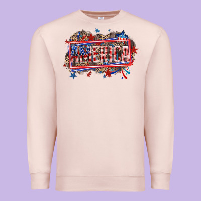 America Premium Sweatshirt Designed By Howdyjamesfarm