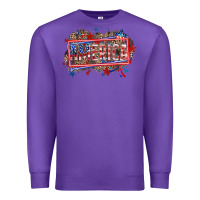 Purple America Premium Sweatshirt - HowdyJamesFarm