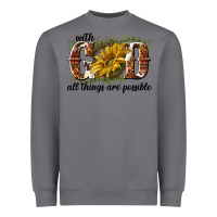 Storm with god all things are possible Heavyweight Sweatshirt - NancyCooperArtShop