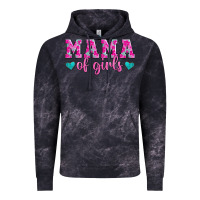Cloud Black mama of girls floral pattern turquoise heart Vintage Hoodie - Jasminsmagicworld