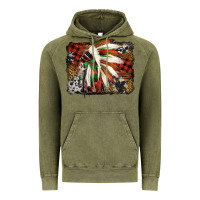Vintage Olive indian headdress christmas Vintage Hoodie - Jasminsmagicworld