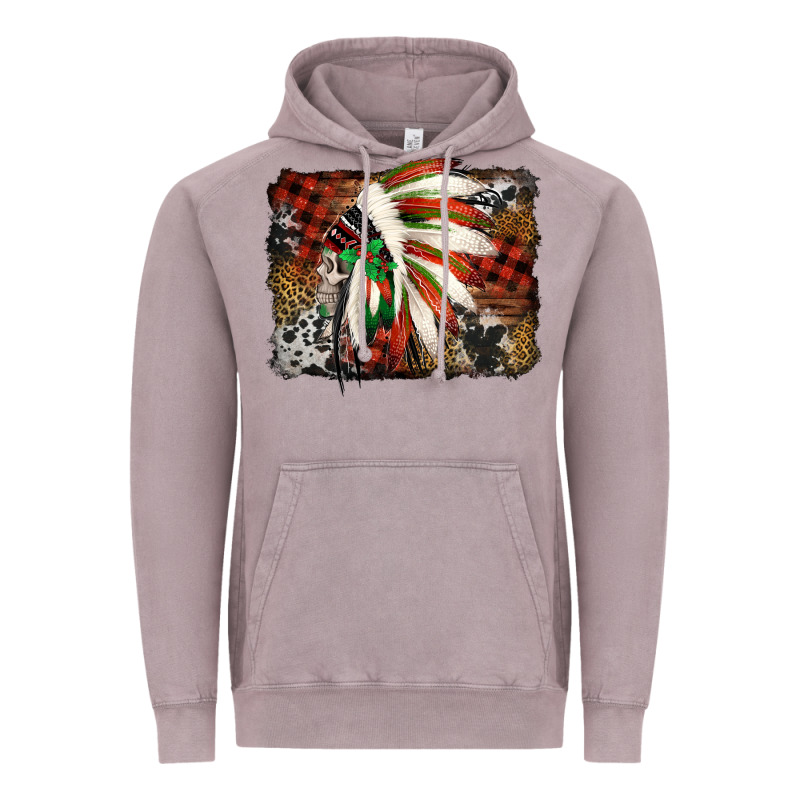 Indian Headdress Christmas Vintage Hoodie by Jasminsmagicworld | Teevron