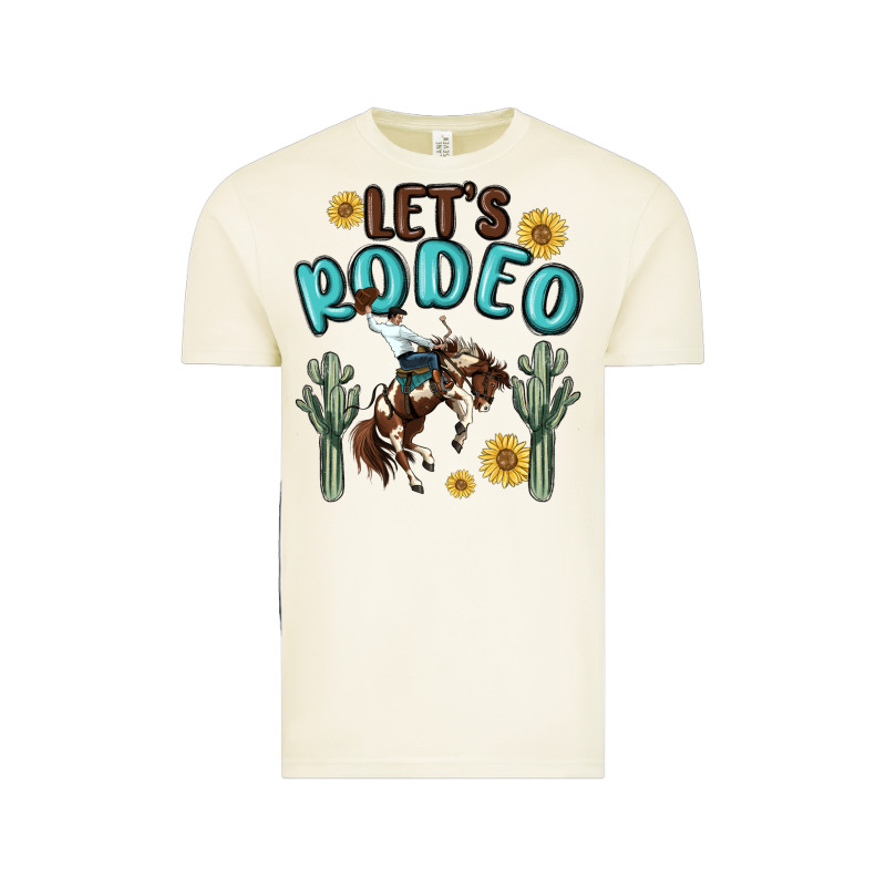 Let's Rodeo Vintage Tee by MaliasSmallBusiness | Teevron