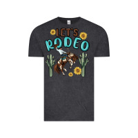 Vintage Black let's rodeo Vintage Tee - MaliasSmallBusiness