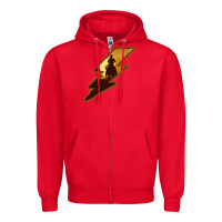 Red Cowboy Sunset Lightning Zipper Hoodie - Bettercallsaul