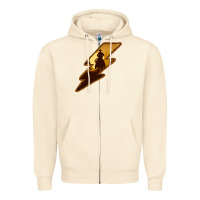 Sandshell Cowboy Sunset Lightning Zipper Hoodie - Bettercallsaul