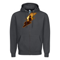 Smoke Cowboy Sunset Lightning Zipper Hoodie - Bettercallsaul