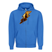 True Royal Cowboy Sunset Lightning Zipper Hoodie - Bettercallsaul
