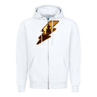 White Cowboy Sunset Lightning Zipper Hoodie - Bettercallsaul