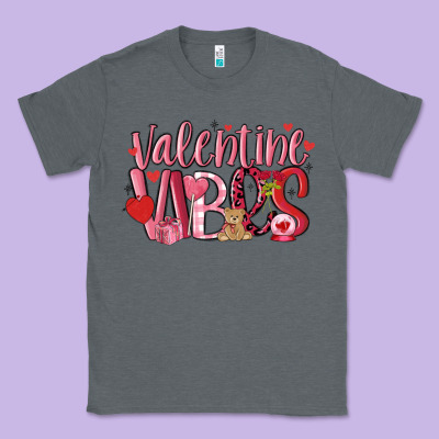Valentine Vibes Classic Tee Designed By Maliassmallbusiness