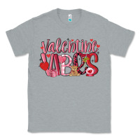 Heather Grey valentine vibes Classic Tee - MaliasSmallBusiness