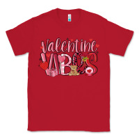 Red valentine vibes Classic Tee - MaliasSmallBusiness
