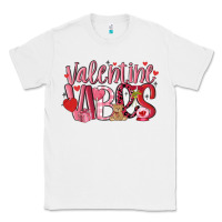 White valentine vibes Classic Tee - MaliasSmallBusiness