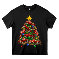 Black christmas truck tree Heavy Core Tee - FaDigitalArtStudio
