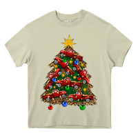 Mossy christmas truck tree Heavy Core Tee - FaDigitalArtStudio