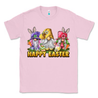 Bubblegum Pink happy easter gnomies Classic Tee - chombo