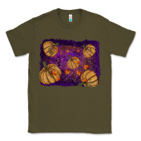 Army Green halloween leaves tool leather backround Classic Tee - RanaPortraitStore