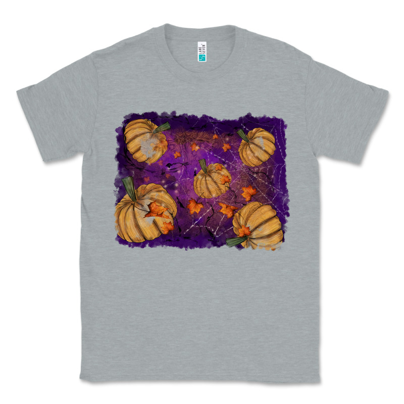 Halloween Leaves Tool Leather Backround Classic Tee by RanaPortraitStore | Teevron