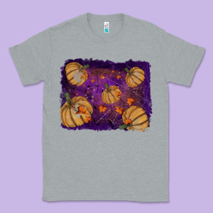 Halloween Leaves Tool Leather Backround Classic Tee Designed By Ranaportraitstore