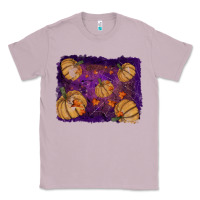 Lilac halloween leaves tool leather backround Classic Tee - RanaPortraitStore