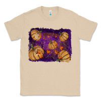 Mushroom halloween leaves tool leather backround Classic Tee - RanaPortraitStore