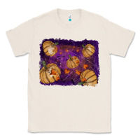 Natural halloween leaves tool leather backround Classic Tee - RanaPortraitStore