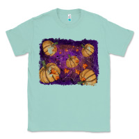 Seafoam halloween leaves tool leather backround Classic Tee - RanaPortraitStore