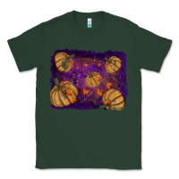 Sports Green halloween leaves tool leather backround Classic Tee - RanaPortraitStore