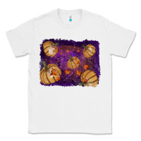 White halloween leaves tool leather backround Classic Tee - RanaPortraitStore