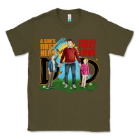 Army Green a sons first hero a daughters first love Classic Tee - JahusDesignShop
