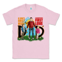 Bubblegum Pink a sons first hero a daughters first love Classic Tee - JahusDesignShop
