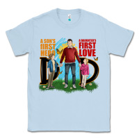 Dusty Blue a sons first hero a daughters first love Classic Tee - JahusDesignShop