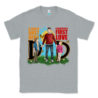Heather Grey a sons first hero a daughters first love Classic Tee - JahusDesignShop