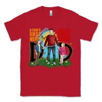 Red a sons first hero a daughters first love Classic Tee - JahusDesignShop