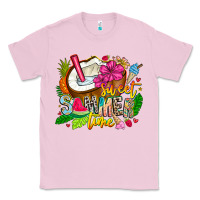 Bubblegum Pink summer time Classic Tee - CowhideDigitalArt