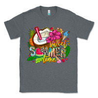 Charcoal Heather summer time Classic Tee - CowhideDigitalArt
