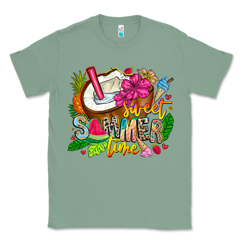 Summer Time Classic Tee by CowhideDigitalArt | Teevron