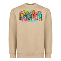 Mushroom you are enough Heavyweight Sweatshirt - NancyCooperArtShop