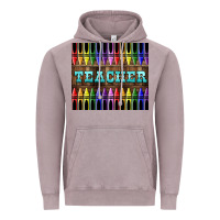 Teacher Crayons Vintage Hoodie | Teevron