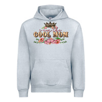Heather Grey i am the cool mom Urban Hoodie - FaDigitalArtStudio