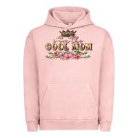 Pigment Salmon i am the cool mom Urban Hoodie - FaDigitalArtStudio