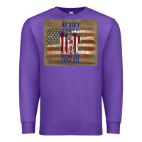Purple we don't know them all but we owe them all Premium Sweatshirt - TumblerDesignByShophia