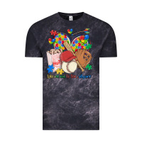 Cloud Black take me out to the ballgame  autism baseball Vintage Tee - MaliasSmallBusiness