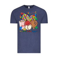 Take Me Out To The Ballgame  Autism Baseball Vintage Tee | Teevron