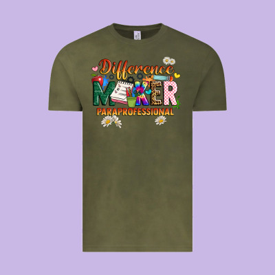 Difference Maker Paraprofessional Vintage Tee Designed By Jahusdesignshop