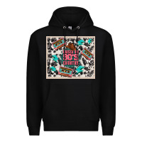 Black raised 90's country Premium Hoodie - TumblerDesignByShophia