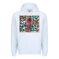 White raised 90's country Premium Hoodie - TumblerDesignByShophia