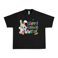 Black happy easter y'all Urban Heavy Tee - MaliasSmallBusiness