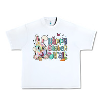 White happy easter y'all Urban Heavy Tee - MaliasSmallBusiness