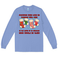 Colony Blue stockings were hung by chimney Long Sleeve Tee - MaliasSmallBusiness